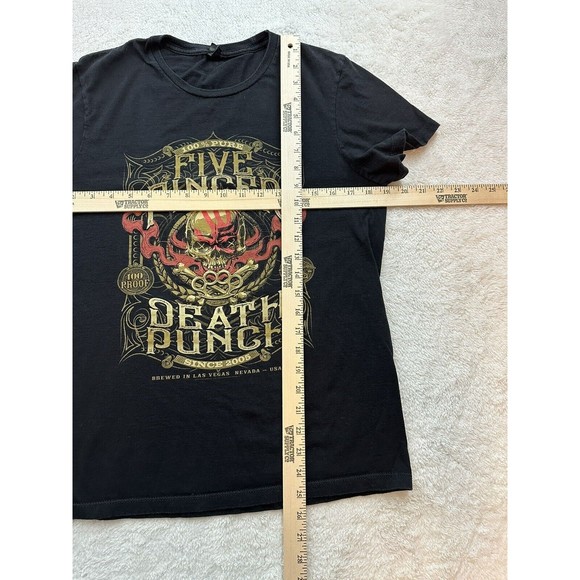 🌻3for$25 Five Finger Death Punch T Shirt Mens Small Metal Rock Band Tee FFDP - Picture 3 of 5